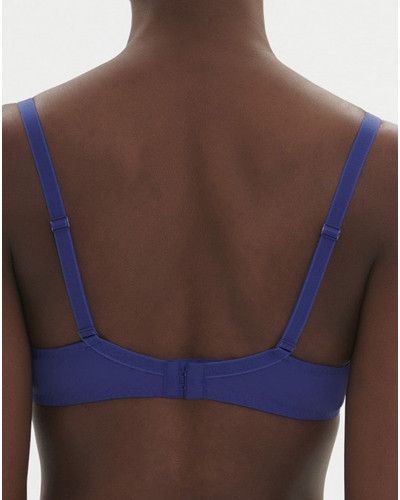 Plunging neckline bra Simone Pérèle Wish (Bleu Electrique)