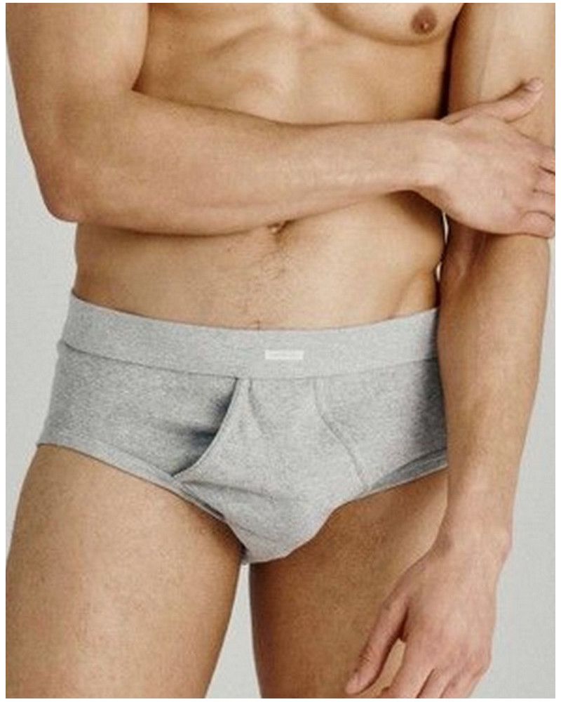 Calzoncillos abiertos 100% algodón Impetus Pure Cotton (Gris)