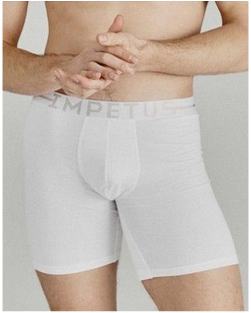 Boxer largo Impetus Cotton Stretch (Blanco)