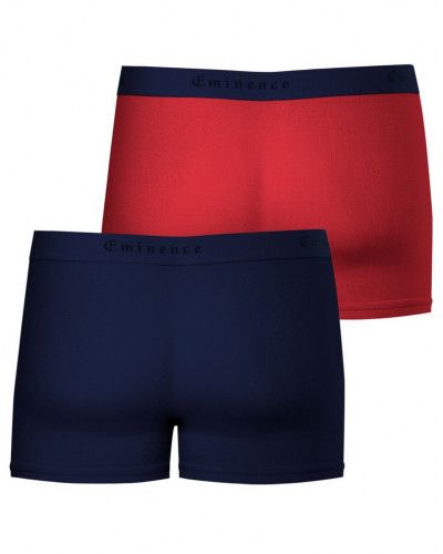 Lot de 2 boxers Eminence Business (Marine/Rouge)