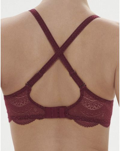 Soutien-gorge triangle spacer Simone Pérèle Karma (Rouge Spinelle)