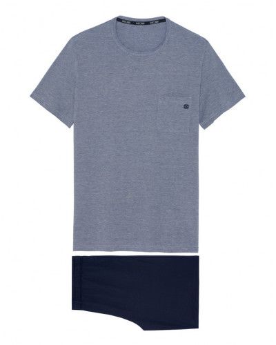 Short pajamas HOM Modal Comfort (Bleu Chiné/Marine)