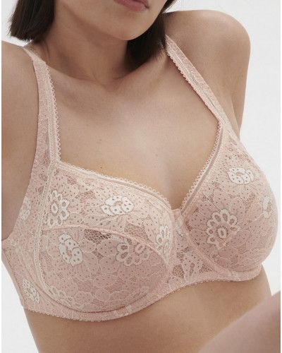 Square neckline bra Simone Pérèle Festive (Rose Ballet)