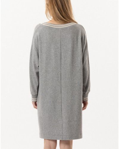 Robe maille tricot Le Chat Esmée (Gris Chiné)