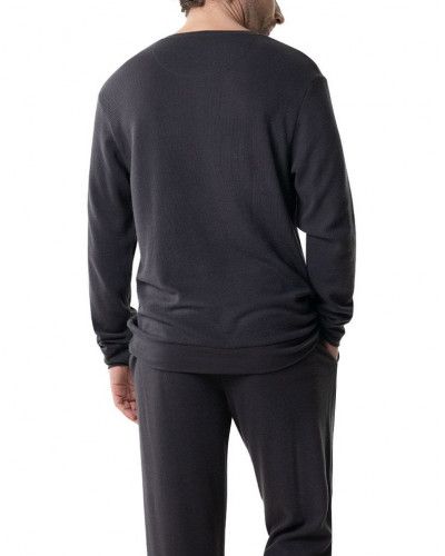 Pyjama long en Jersey Eminence (Anthracite)