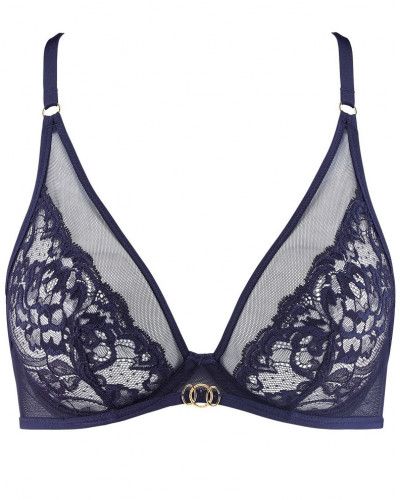 Soutien-gorge triangle armatures Aubade Feeling Myself (Astral blue)