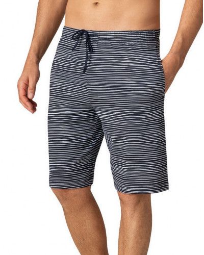 Short pyjama in 100% cotton Eminence Jersey (Bordeaux/Imprimé)