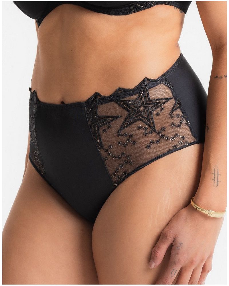 Knickers Louisa Bracq Superstar (Noir-Or)