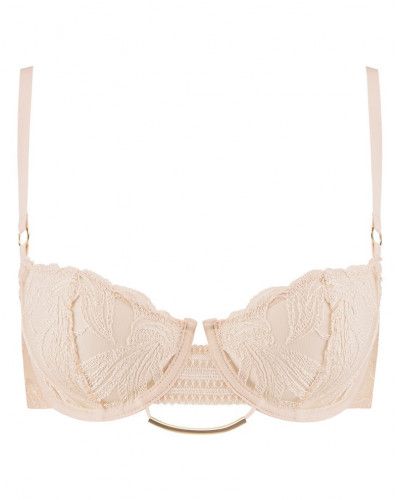 Underwired half cup bra Aubade Into The Groove (Sandstone)