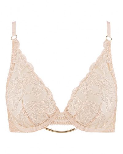 Underwired triangle bra Aubade Into The Groove (Sandstone)