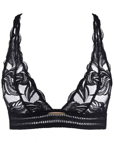 Bralette triángulo Aubade Into The Groove (Negro)