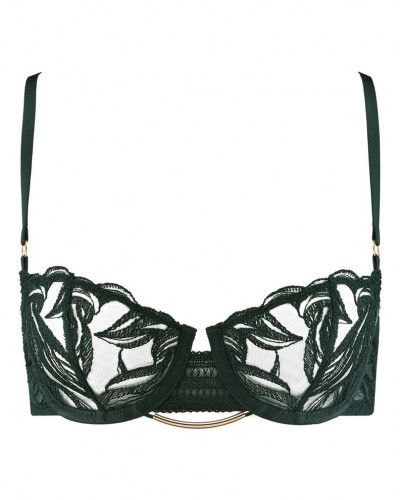 Underwired demi bra Aubade Into The Groove (Forest)