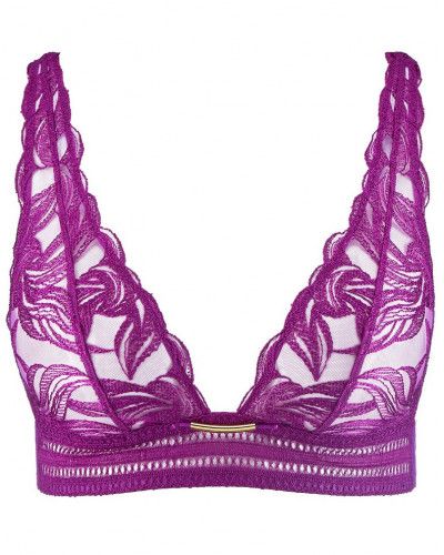 Triangle bralette Aubade Into The Groove (Pink Karma)