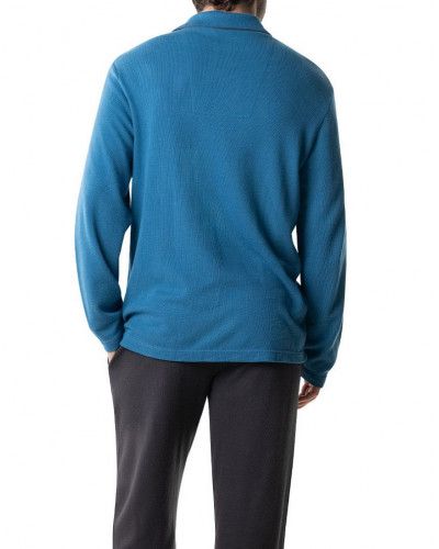 Pyjama long en Jersey Eminence (Bleu/Anthracite)