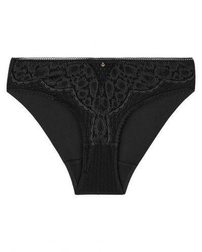 Slip brésilien Aubade Illusion Fauve (Noir)