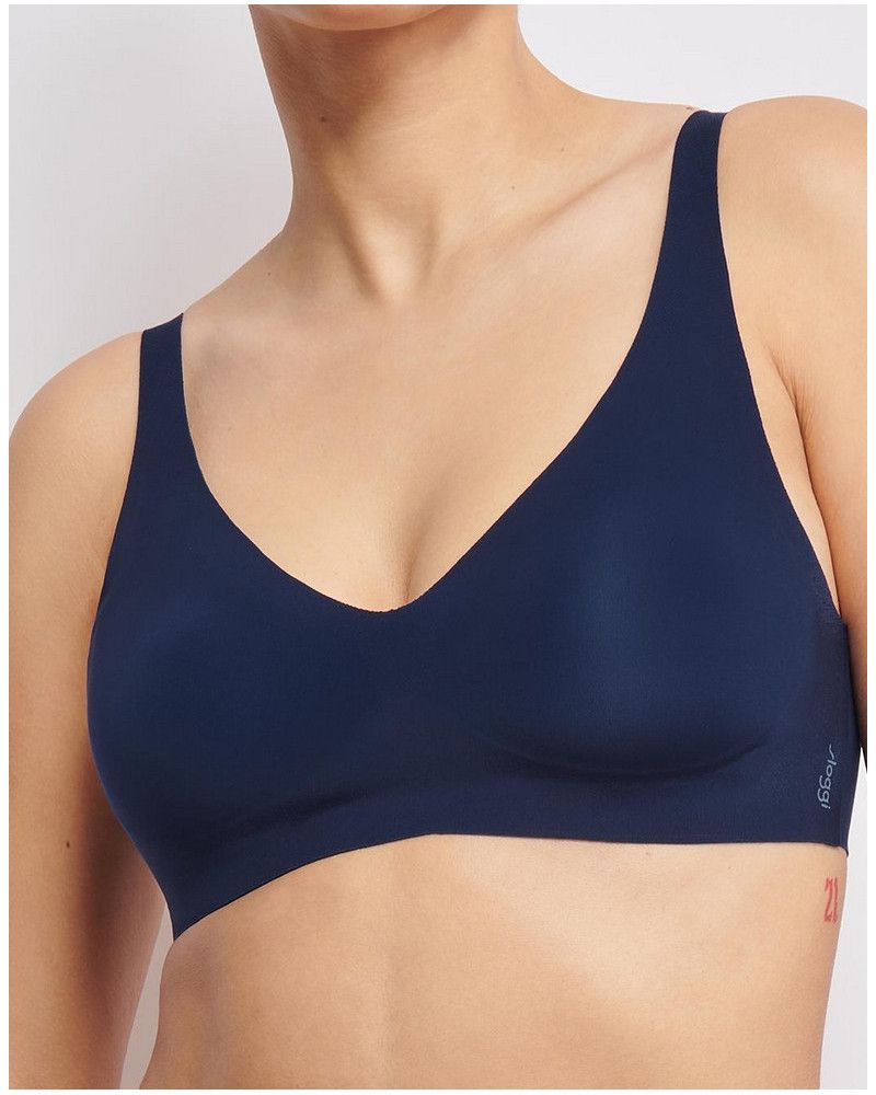 Plunging neckline bra Sloggi ZERO Feel (Navy Blue)