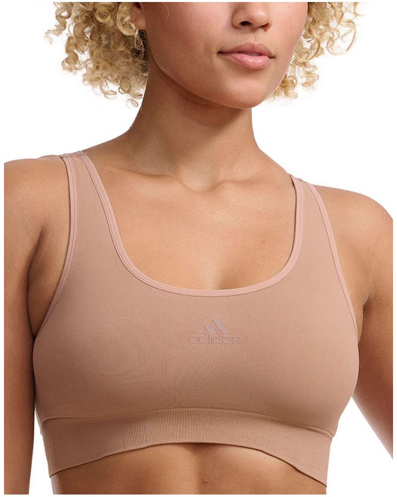 Scoop bra Adidas Active Seamless Micro Stretch (Amandes Grillées)