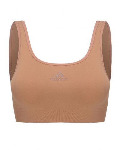Sujetador redondo Adidas Active Seamless Micro Stretch (Amandes Grillées)