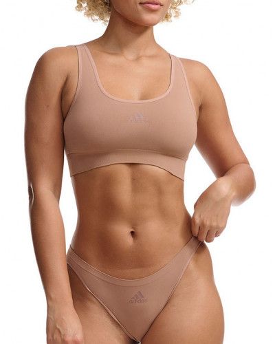 Scoop bra Adidas Active Seamless Micro Stretch (Amandes Grillées)