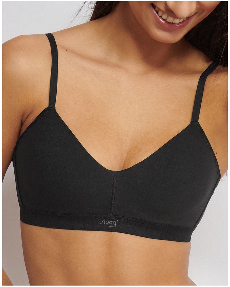 Bra with thin straps Sloggi Ever Ease (Black)