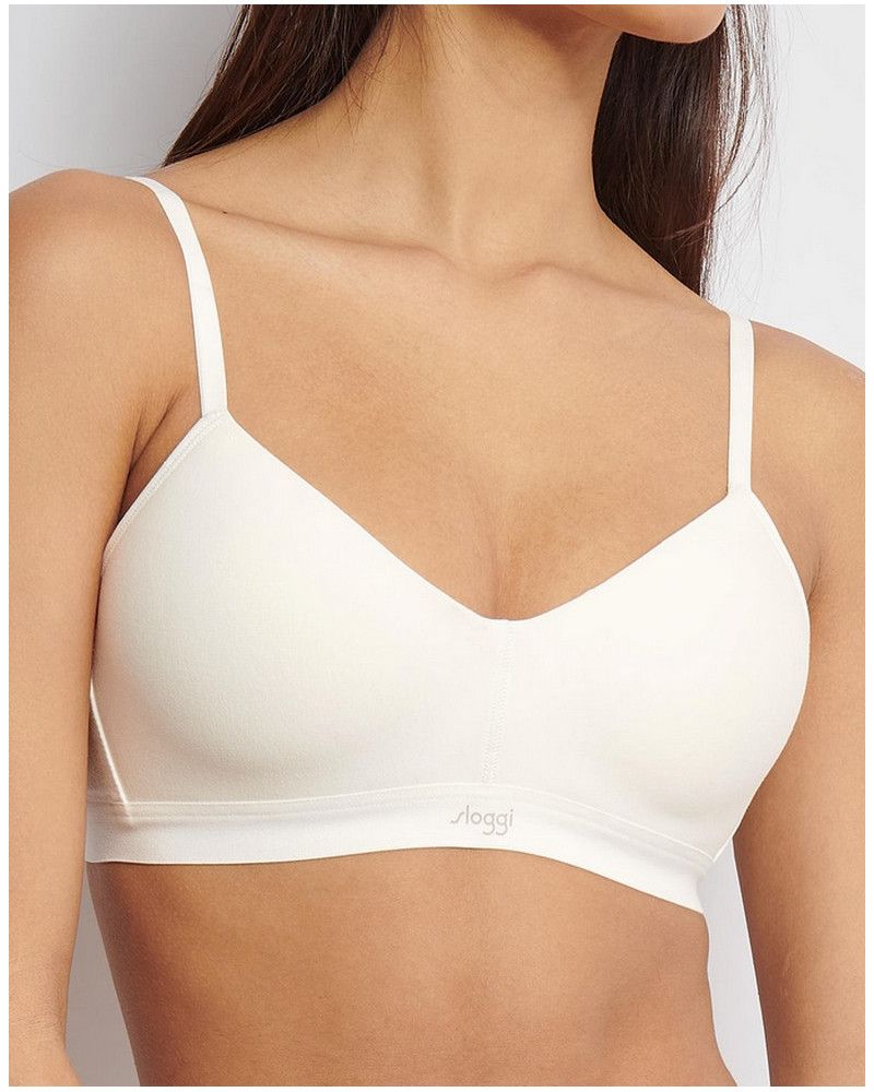 Sujetador con tirantes finos Sloggi Ever Ease (Silk White)