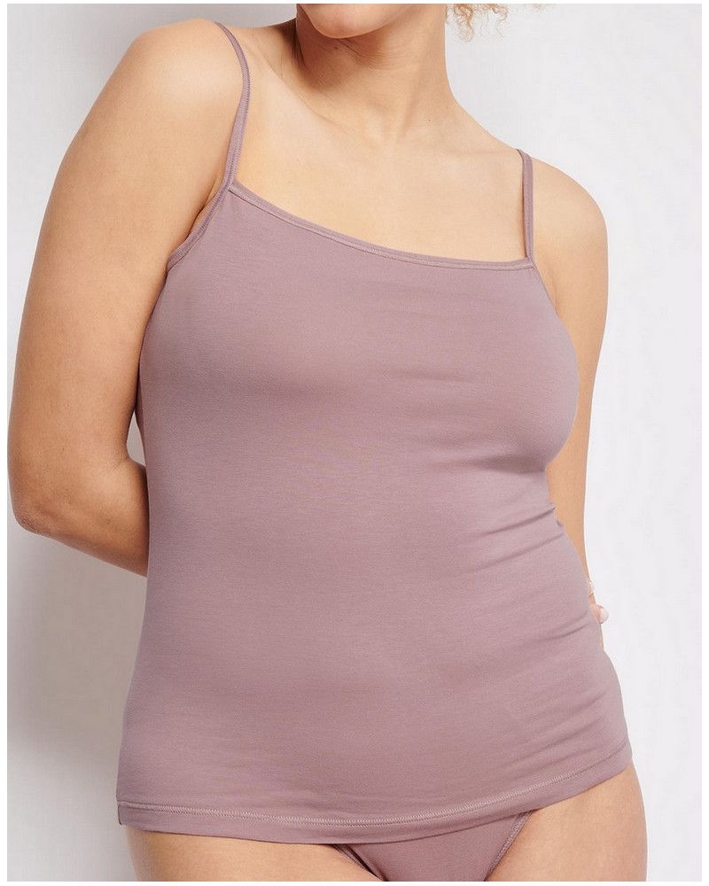 Spaghetti strap tank top Sloggi Ever Ease (Foggy Mauve)