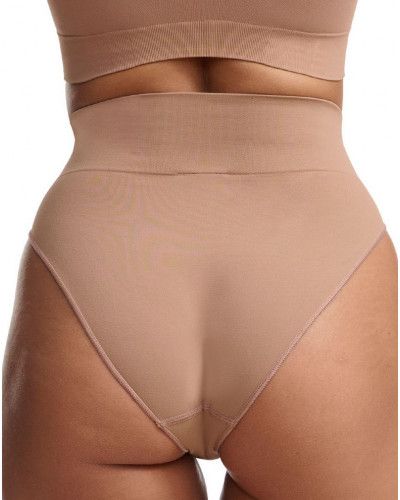 Slip taille haute Adidas Active Seamless Micro Stretch (Amandes Grillées)