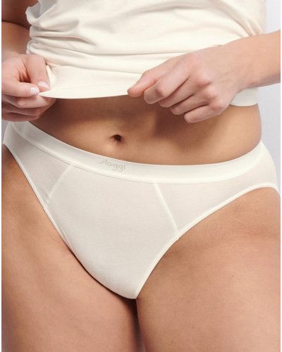 Slip tai Sloggi Ever Ease (Lot de 2) (Silk White)