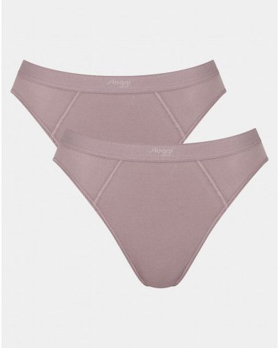 Slip tai Sloggi Ever Ease (Lot de 2) (Foggy Mauve)