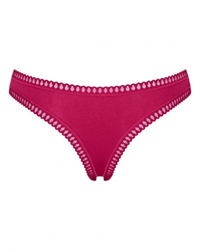 Tanga algodón Sloggi Go Crush (Lote de 3) (Imprimé/Rose/Rouge)