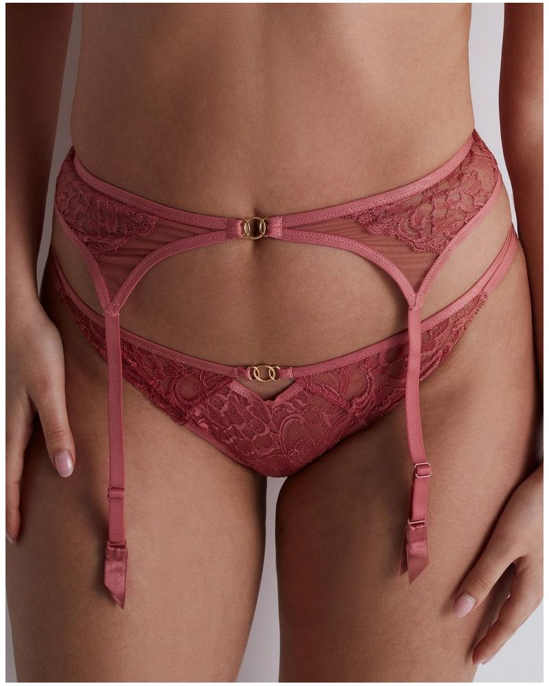 Suspender belt Aubade Feeling Myself (Rosewood)
