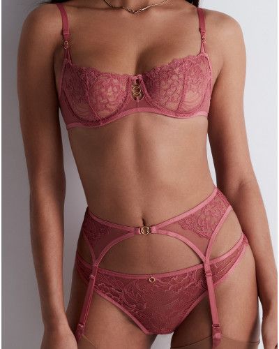 Suspender belt Aubade Feeling Myself (Rosewood)