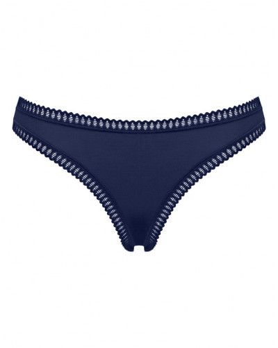 Tanga algodón Sloggi Go Crush (Lote de 3) (Imprimé/Noir/Marine)