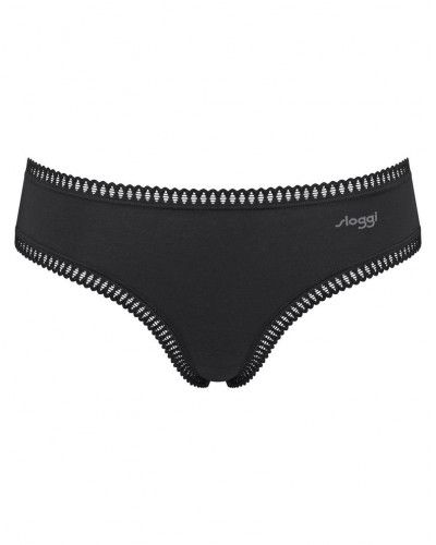 Hipster cotton Sloggi GO Crush (Set of 3) (Noir/Marine/Imprimé)