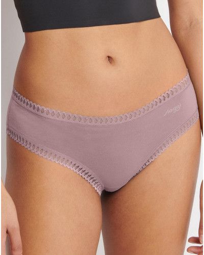 Hipster algodón Sloggi GO Crush (Lote de 3) (Beige/Marron/Imprimé)