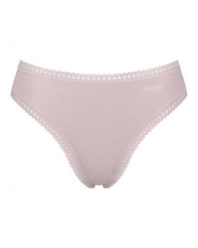 Slip échancré coton Sloggi GO Crush (Lot de 3) (Beige/Marron/Imprimé)
