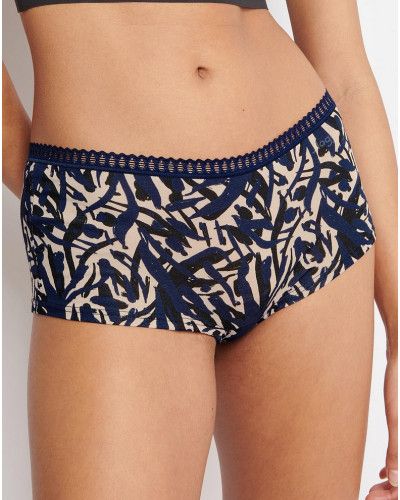 Boxer coton Sloggi GO Crush (Lot de 3) (Noir/Marine/Imprimé)