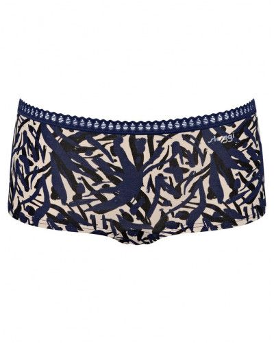 Shorts cotton Sloggi GO Crush (Set of 3) (Noir/Marine/Imprimé)