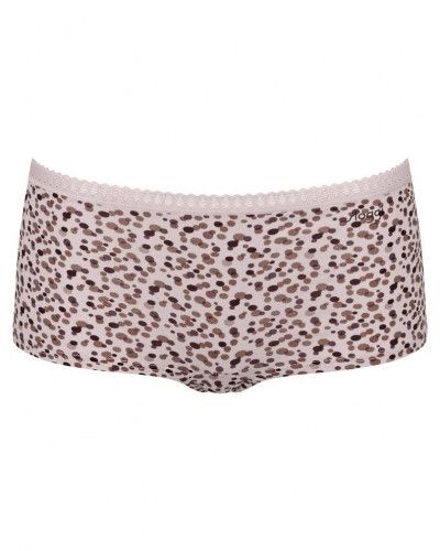 Boxer algodón Sloggi GO Crush (Lote de 3) (Beige/Marron/Imprimé)