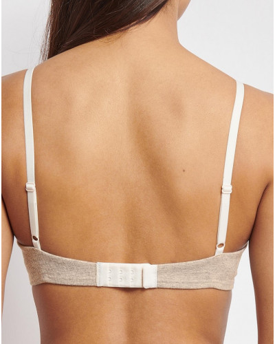 Bralette con tirantes finos Sloggi GO Ribbed (Beige)