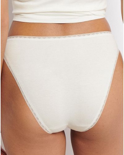 Lot de 2 slips tai Sloggi GO Coton Bio (Silk White)