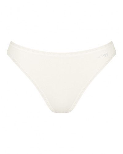 Lot de 2 slips tai Sloggi GO Coton Bio (Silk White)