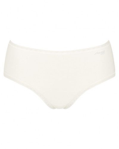 Paquete de 2 calzoncillos midi Sloggi GO Algodón Bio (Silk White)
