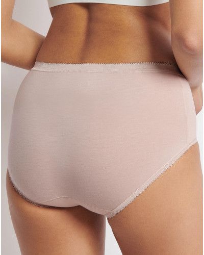 Slips midi Sloggi Basic + (Lot de 3) (Violet/beige/blanc)