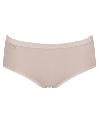 Calzoncillo midi Sloggi Basic + (Lote de 3) (Violet/beige/blanc)