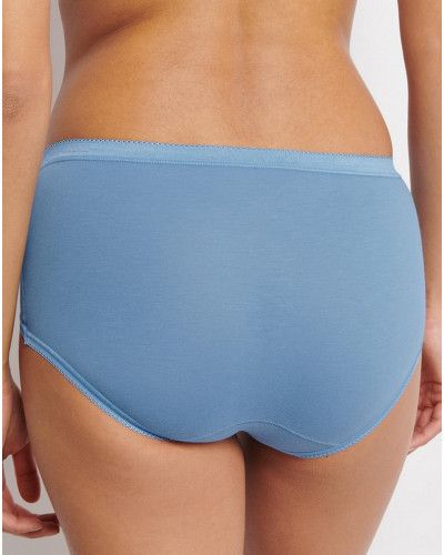 Slips Basic + midi (lot de 4) Sloggi (Blanc/marine/bleu/gris)