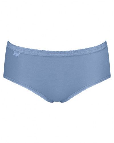 Basic + midi briefs (Pack of 4) Sloggi (Blanc/marine/bleu/gris)