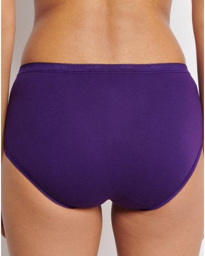 Basic + midi briefs (Pack of 4) Sloggi (Violet/beige/blanc/gris)