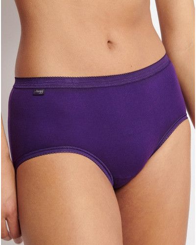Basic + midi briefs (Pack of 4) Sloggi (Violet/beige/blanc/gris)