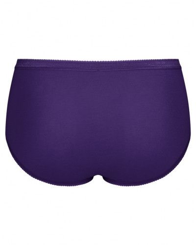 Slips Basic + midi (lot de 4) Sloggi (Violet/beige/blanc/gris)